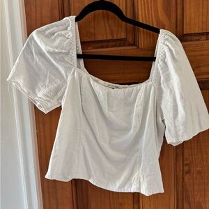 Abercrombie & Fitch White Women's Top